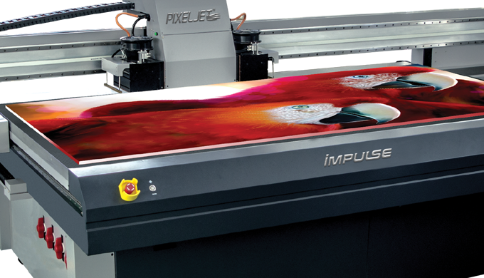 Zoologisk have betale sig bruger UV Flatbed printing machine (by Pixeljet)
