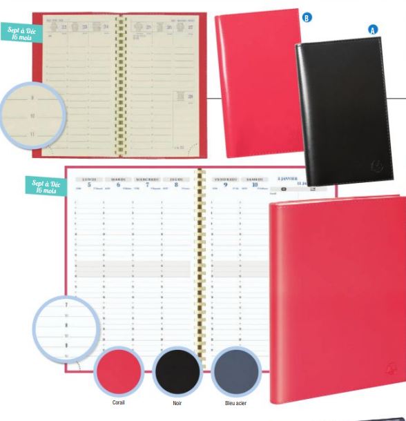 MAXIPAP, fournitures de bureau mobilier, vous présente une large gamme d’agendas burolike, dont les ...