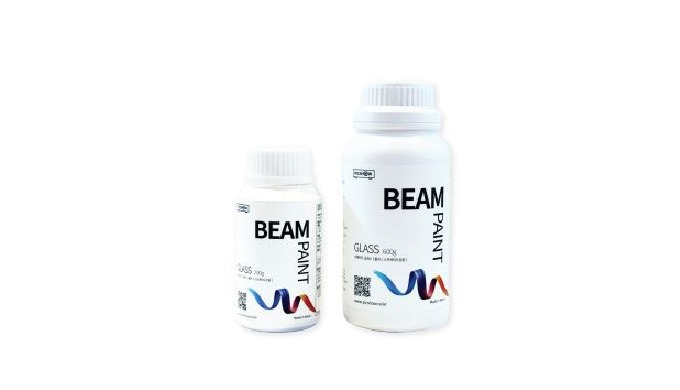 Beam Paint Glass is for rear projection display and is used on transparent materials, e.g. glass, ac...