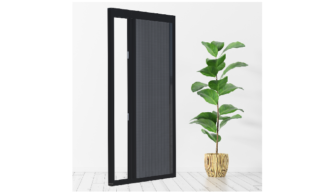 It is a manual insect screen that can be opened and closed as much as you want, making it easy for a...