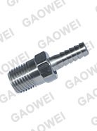 Straight Adapter, Barb To NPT: SS adapter 1/4 MPT × 1/4 barb 11601 SS adapter 3/8 MPT × 3/8 barb 116...