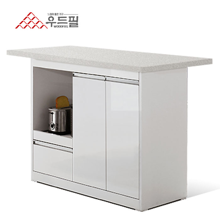 • Choice Kitchen Island ront high-glossy UV coating LPM, LPM eco-friendly material formulations, pat...