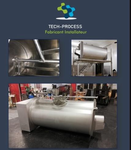 Cuve tampon horizontale pour stockage et mélange