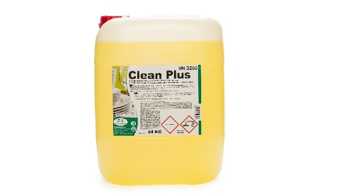 DETERGENTE CONCENTRADO LAVAVAJILLAS MÁQUINA Clean Plus Detergente lavavajillas alcalino para aguas d...