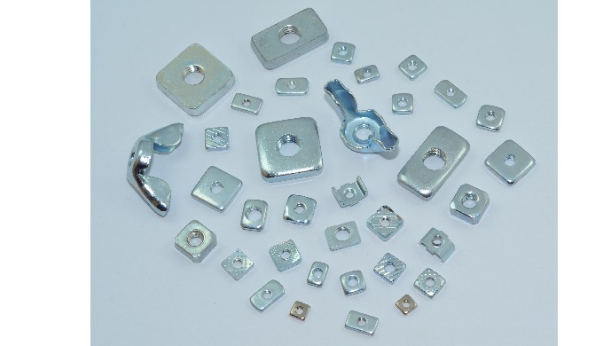 Stamped nuts M2,5 to M10
