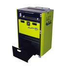 This is a vinyl wrapping machine that enables anyone to speedily wrap newspapers with ease. The mach...