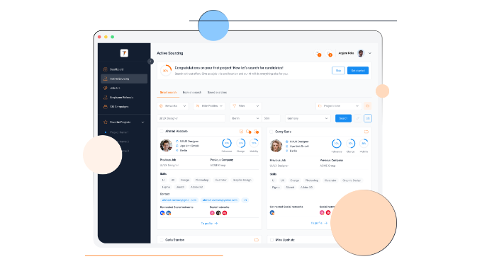 Talentwunder bietet die beste Talent Sourcing Software auf dem DACH-Markt. Mit Talentwunder haben Re...