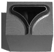 Demi As de carreau pour MULTIVAC 14 x 18 x 23,8 MULTIVAC ® Référence : 0051418007 Petits rayons, fer...