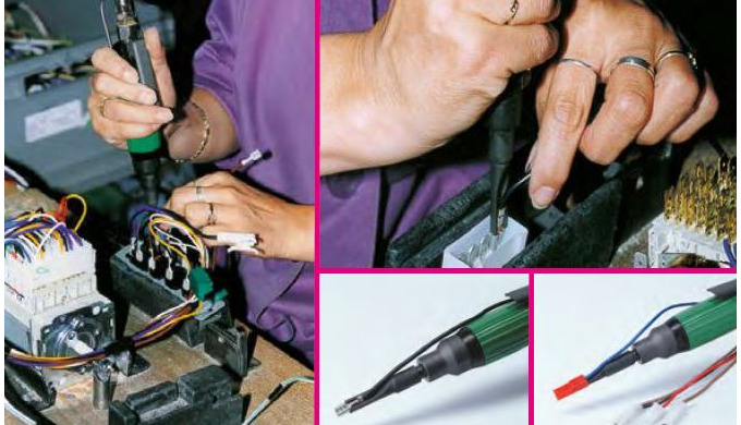 Autres outils pneumatiques - Outil pneumatique pour le montage des  connecteurs électriques