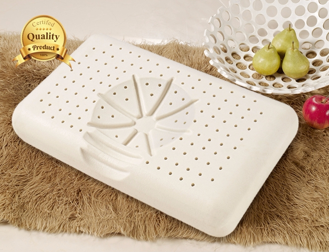 Latex Health Pillow -support cervical vertebra Health Pillow's Latex is high density of 60kg/m3, the...