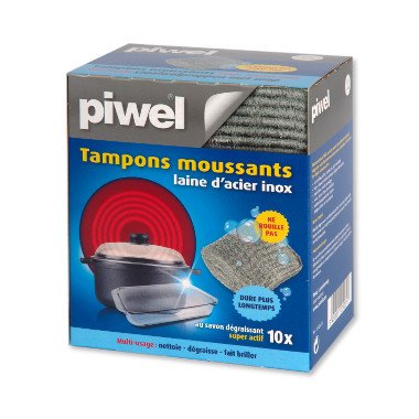 STAINLESS STEEL WOOL SOAP PADS