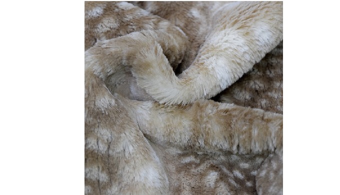 Fawn pattern, super soft touch The company produces a variety of fabrics, providing customized servi...