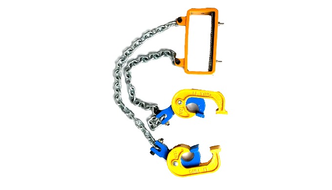 Crochet de levage pince pour fût en plastique et métal CR05T, est une solution idéale pour le levage...