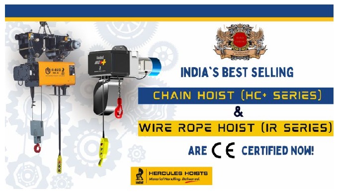 HC+ Series Chain Hoist and iR Series Wire Rope Hoist 