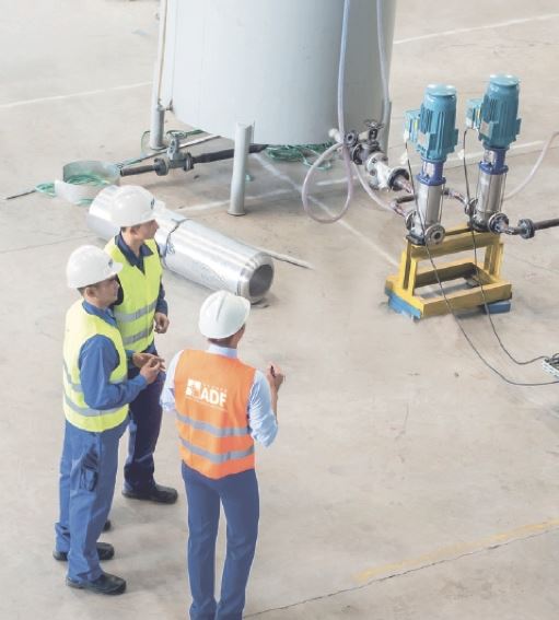 Service Groupe ADF dans le domaine de l’industrie