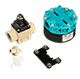 Accessory parts such as pressure control valves and pulsation dampers round off the OEM pump range.