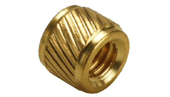 Brass Helical Knurl Molding Inserts