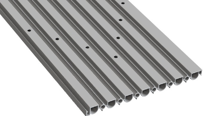 #Discription This drainage panel is installed beneath artificial turf to provide both shock absorpti...