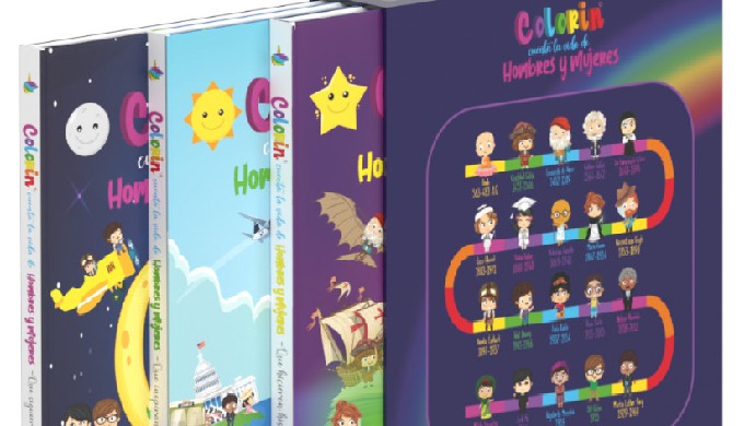 Los 3 libros de biografías para niños de la colección Colorin cuenta la vida de Hombres y Mujeres