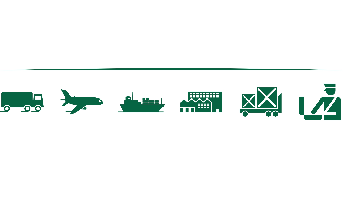 Transport de mărfuri în grupaj maritim, rutier, aerian