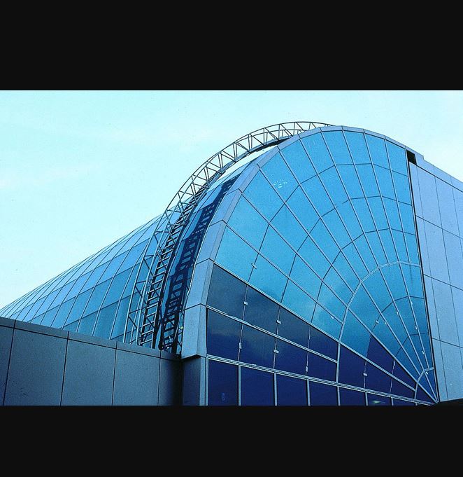 Installation d’échelle mobile en aluminium ou en acier permanente de nettoyage de façade