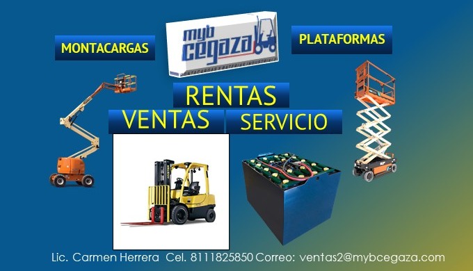 MONTACARGAS DE 5 MIL LBS DISPONIBLE PARA RENTA O PARA VENTA