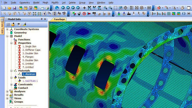 FEMAP Logiciel de calcul par elements finis basé sur le solveur NX Nastran