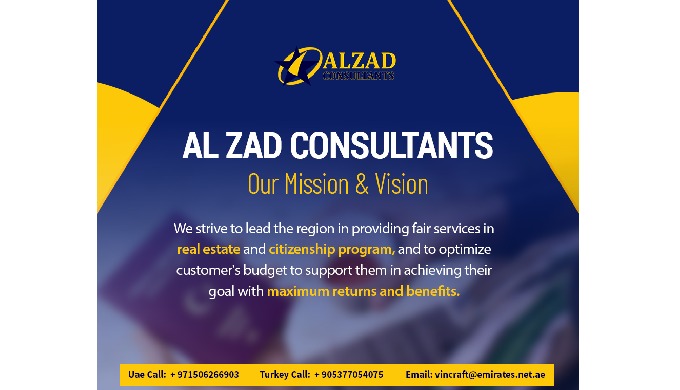 AL ZAD CONSULTANTS is the UAE's leading Real Estate brokerage firm efficaciously providing Real Esta...