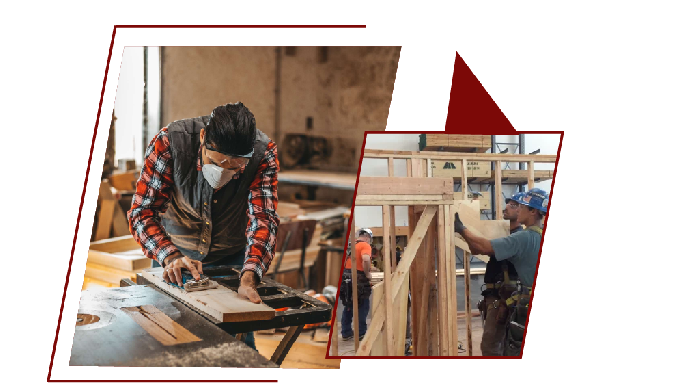 Contact our professional woodwork contractors to ask for personalized services regarding indoor and ...
