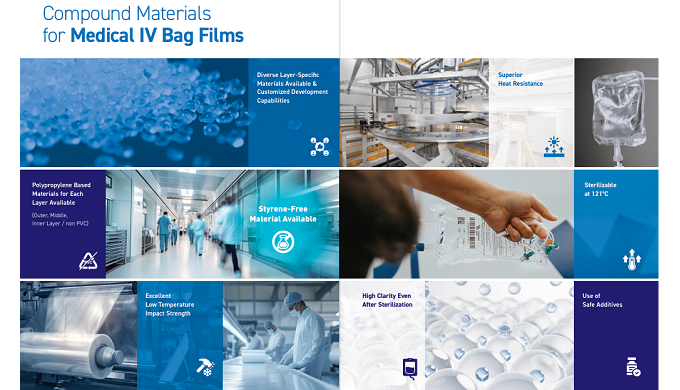 Plastic resin for Medical IV Bag films