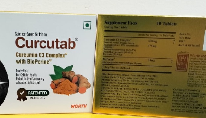 Each Tablet Contains: Curcumin C3 Complex with BioPerine Curcumin C3 Complex with BioPerine is a pat...