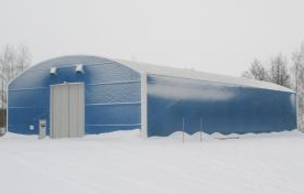 PMH Polarhall är förstärkt och dimensionerad för att klara snö- och vindlaster i Sveriges nordligast...