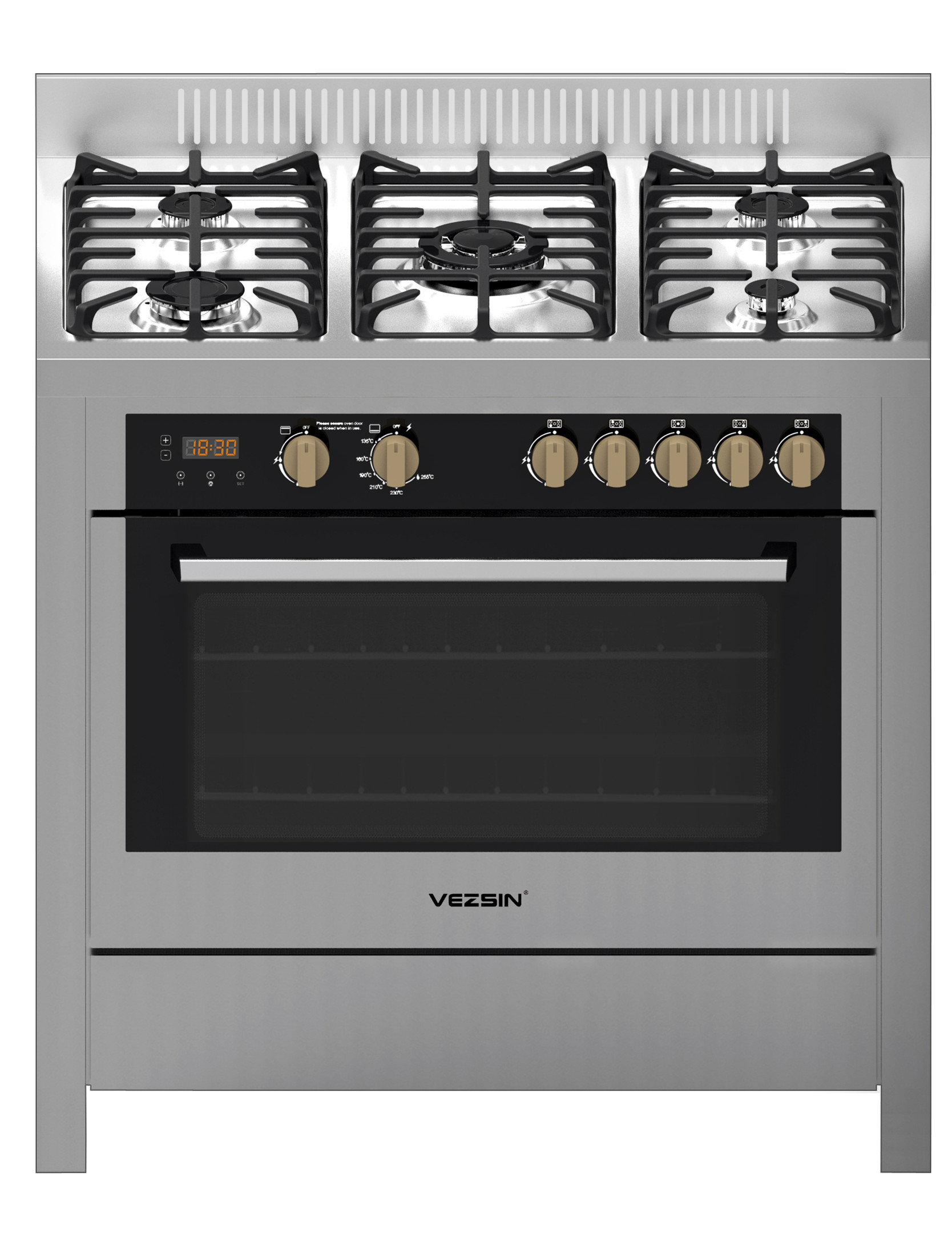 Kate 24 Inch Stainless Steel Free Standing Gas Cooker with Oven (G24B01