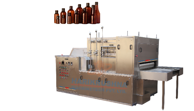 The Automatic Linear Tunnel Type Washing System consists of the main structure, bottles holding pock...