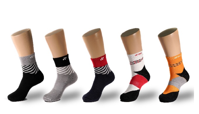 Premium Cotton Spandex Sport Socks Size: Free size Specification: 80% Cotton, 15% Spandex, 5% Elasti...