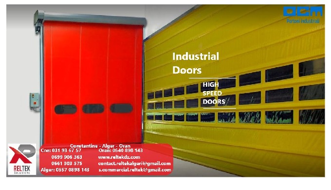 Disponible chez Reltek Solutions : besoin d'une porte pour vos petites, moyennes ou grandes industri...