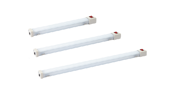 Wide direct light distribution for high illumination in the distribution panel Options for operation...