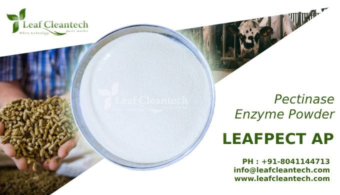 LEAFPECT AP - Feed Grade Pectinase Enzyme Pectinase plays a pivotal role in improving the nutritiona...