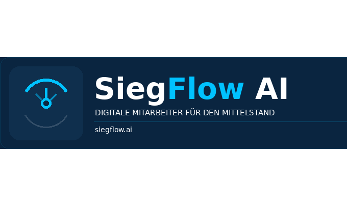 SiegFlow AI implementiert KI-Agenten für kleine und mittlere Unternehmen in Handwerk, Kanzleien und ...