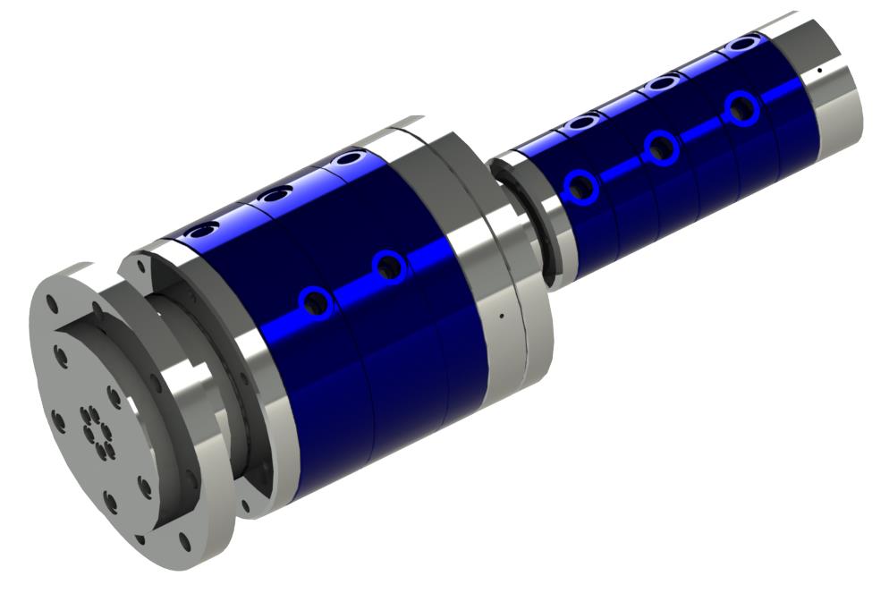 Mulitport rotating joints Series MRF 9-11 passages