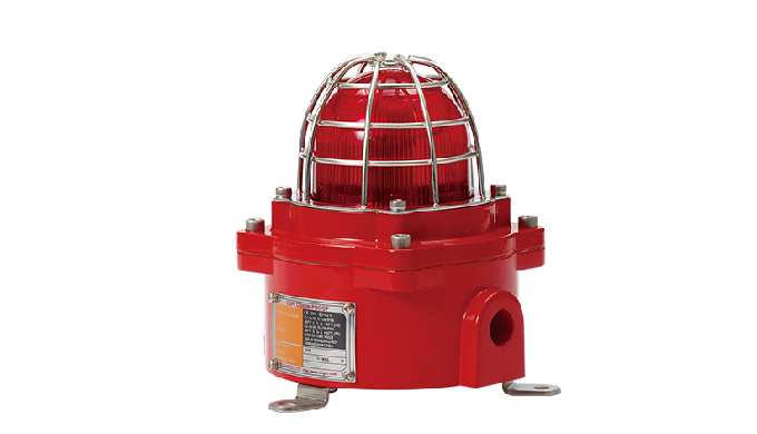 Explosion proof, multifunctional, and compact LED signal light designed for use in explosive gas env...