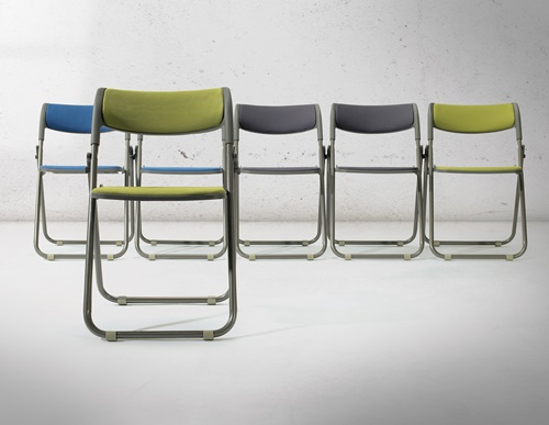 Folding chair F-104 [Light & Comfortable] F-104 is soft ergonomic curved NEW Folding Chair. It f...