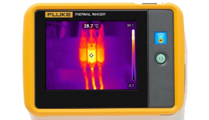 Cámara termográfica de bolsillo FLUKE Pti120, con 120x90 detectores una pequeña maravilla al alcance...
