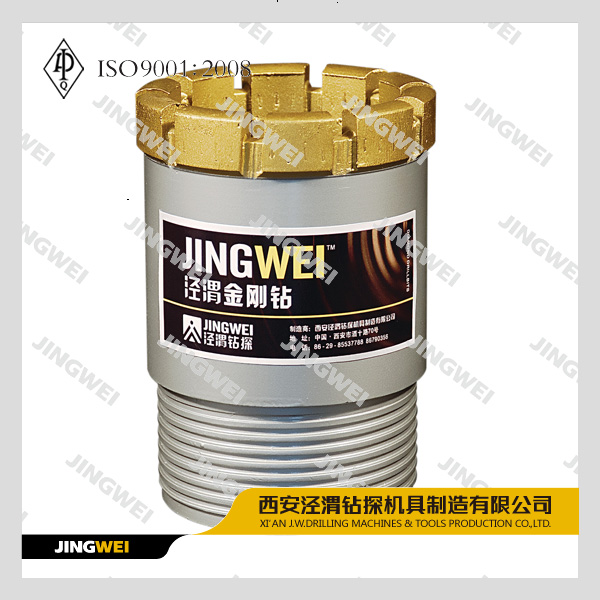 PCD diamond coring drill bit for coal mining,geological exploration Characteristics: high wear resis...