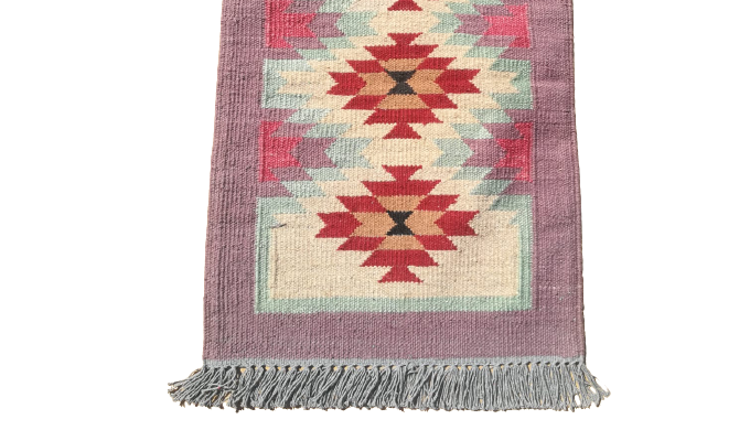 Kilims are handwoven flatweave traditional rugs made since inception of weaving art. These are light...