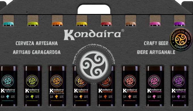 Case of 8 different beers of 330 mL each. Includes opener-magnet, limited edition die-cut coaster, K...
