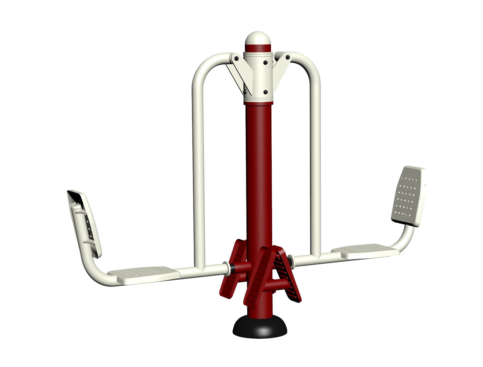 Seated pedal trainer Asiento fabricado conacero premsado, pedales de acero premsado (dos pedales) o ...