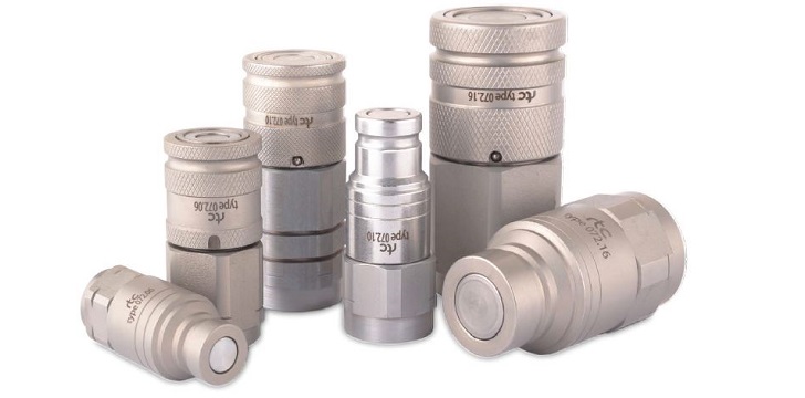 Düz alınlı damlatmasız ISO 16028 Standartında Hidrolik Kaplin