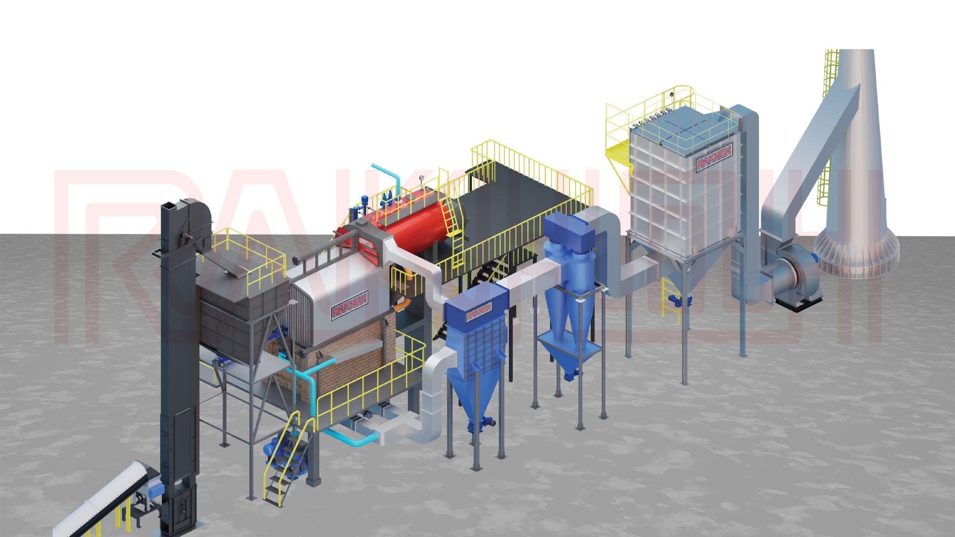 Oilpac/Gaspac is a three-pass, fully wet-back package steam boiler for indu...