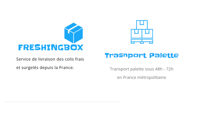 Freshingbox est une solution express de transport en messagerie ou en affrètement frigorifique en 48...